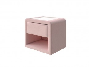 PROxSON Тумба Cube (Ткань: Велюр Ultra Розовый мусс) 52x41 в Губахе - gubaha.ok-mebel.com | фото
