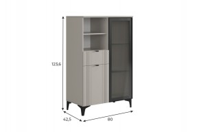 РИЧ Комод 2 со стеклом в Губахе - gubaha.ok-mebel.com | фото 2