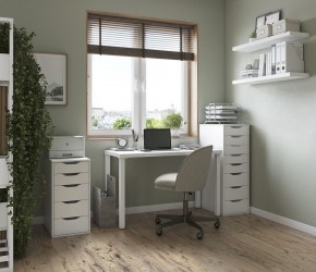 S01439 Ингар Д 132 стол письменный 132x58x76, белый в Губахе - gubaha.ok-mebel.com | фото 2