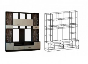 САБИНА ГОСТИНАЯ НАБОР №ВД-1 (венге/дуб белфорт) в Губахе - gubaha.ok-mebel.com | фото 4