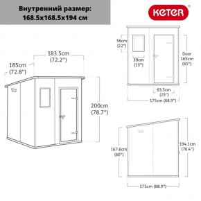 Сарай Манор Пентхаус 6x6 (MANOR PENT 6x6) в Губахе - gubaha.ok-mebel.com | фото 3