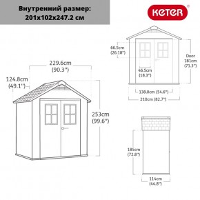 Сарай Окланд 754 (OAKLAND 754) в Губахе - gubaha.ok-mebel.com | фото 2