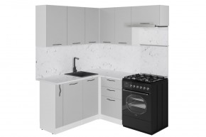 ШЕЛЛИ Кухонный гарнитур Мега Прайм (1600*1700 мм) в Губахе - gubaha.ok-mebel.com | фото 3