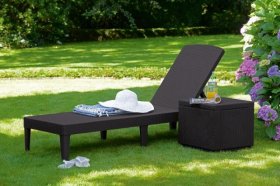 Шезлонг Джайпур (Jaipur Sun lounger) виски-коричневый в Губахе - gubaha.ok-mebel.com | фото 2