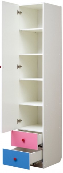 Шкаф 1-но дверный с ящиками и фотопечатью Совята 1.2 (400) в Губахе - gubaha.ok-mebel.com | фото 2