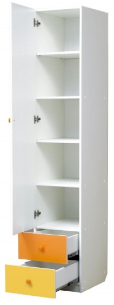 Шкаф 1-но дверный с ящиками Радуга (400) в Губахе - gubaha.ok-mebel.com | фото 2