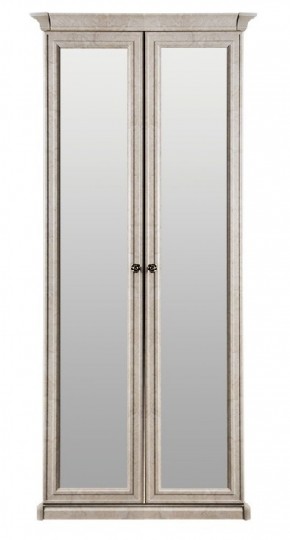 Шкаф 2-х створчатый с Зеркалом Афина (крем корень) в Губахе - gubaha.ok-mebel.com | фото 1
