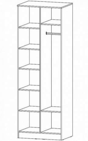 ГАММА Шкаф 2-х створчатый в Губахе - gubaha.ok-mebel.com | фото 2