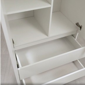 Шкаф 2-х створчатый Симпл ШК-03 (белый) в Губахе - gubaha.ok-mebel.com | фото 6