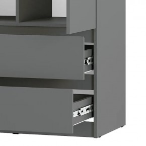 Шкаф 2-х створчатый Симпл ШК-03 (графит) в Губахе - gubaha.ok-mebel.com | фото 9