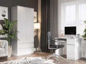 Шкаф 2-ств. с 2 ящиками "Бьянко" в Губахе - gubaha.ok-mebel.com | фото 4