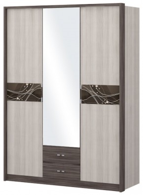 Шкаф 3-х дверный с зеркалом Шк68.2 МС Николь в Губахе - gubaha.ok-mebel.com | фото