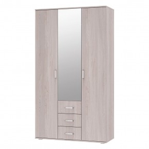 Шкаф 3-х створчатый Белла (Ясень белый) в Губахе - gubaha.ok-mebel.com | фото 3