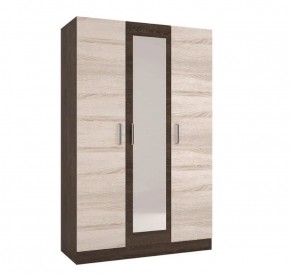 Шкаф 3-х створчатый Леси + Зеркало в Губахе - gubaha.ok-mebel.com | фото 3