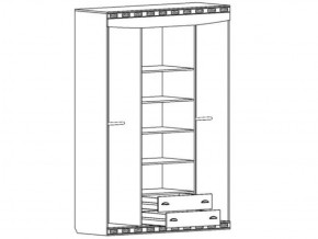 Шкаф 4-х дверный "Мария-Луиза 4" в Губахе - gubaha.ok-mebel.com | фото 2