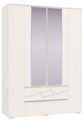 Шкаф 4-х дверный с ящиками АДЕЛИНА (4-4833рам.б) в Губахе - gubaha.ok-mebel.com | фото