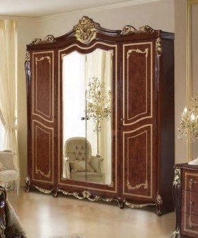 Шкаф 4-х дверный с зеркалами (19.144) Джоконда в Губахе - gubaha.ok-mebel.com | фото
