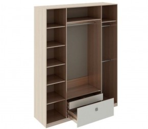 Шкаф 4 двери Глэдис М24 (ЯШС/Белый) в Губахе - gubaha.ok-mebel.com | фото 2