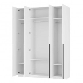 Шкаф 4-х створчатый Айрон ШК-13 (белый) в Губахе - gubaha.ok-mebel.com | фото 2