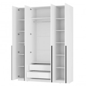 Шкаф 4-х створчатый Айрон ШК-13 (белый) в Губахе - gubaha.ok-mebel.com | фото 7