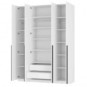 Шкаф 4-х створчатый Айрон ШК-13 (белый) в Губахе - gubaha.ok-mebel.com | фото 9