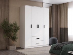Шкаф 4-х створчатый Титан (белый) в Губахе - gubaha.ok-mebel.com | фото 5