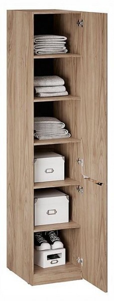 Шкаф для белья Глосс СМ-319.07.001 в Губахе - gubaha.ok-mebel.com | фото 2