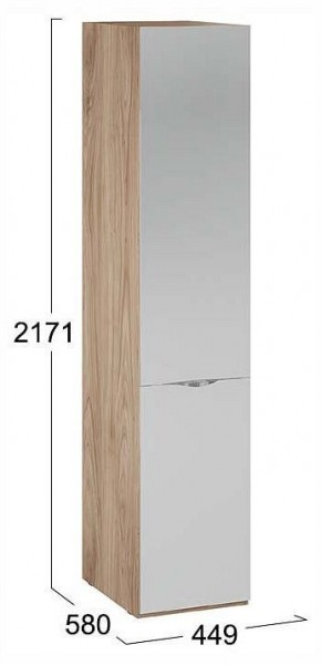 Шкаф для белья Глосс СМ-319.07.002 в Губахе - gubaha.ok-mebel.com | фото 4