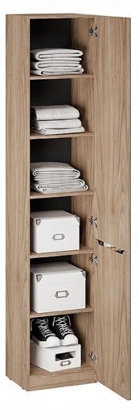 Шкаф для белья Глосс СМ-319.07.011 в Губахе - gubaha.ok-mebel.com | фото 2
