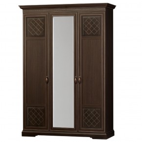 Шкаф для одежды 3-дверный №800 Парма Дуб нортон темный в Губахе - gubaha.ok-mebel.com | фото