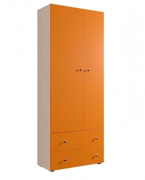 Шкаф ДМ 800 с 2-мя ящиками (оранж) в Губахе - gubaha.ok-mebel.com | фото