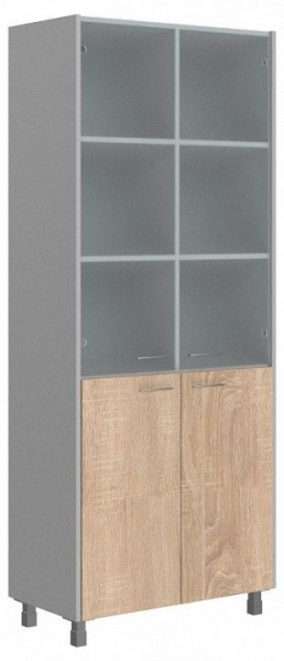 Шкаф книжный Offix New OHC 87.2 в Губахе - gubaha.ok-mebel.com | фото