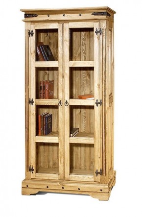 Шкаф книжный "Викинг 03" массив в Губахе - gubaha.ok-mebel.com | фото 2
