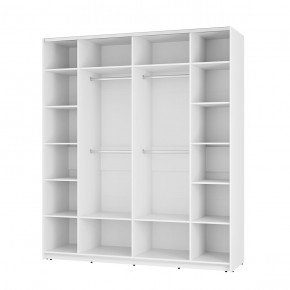 Шкаф-купе Харви ШКК-10 (белый) в Губахе - gubaha.ok-mebel.com | фото 4