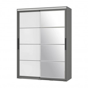 Шкаф-купе Крафт-6 1.6 м ШКК-06 (графит) в Губахе - gubaha.ok-mebel.com | фото 3