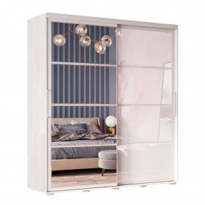 Шкаф-купе Крафт-6 1.6 м ШКК-06 (ясень белый) в Губахе - gubaha.ok-mebel.com | фото 3