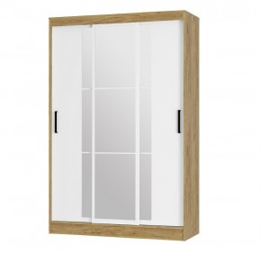 Шкаф-купе Тайм ШКК-03 (крафт/белый) в Губахе - gubaha.ok-mebel.com | фото
