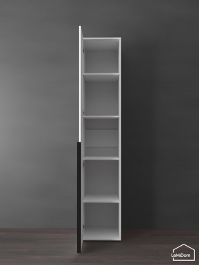 Шкаф Linnea MHR-1-2 2050х400х510 (Белый-М 11.1.2) в Губахе - gubaha.ok-mebel.com | фото 4