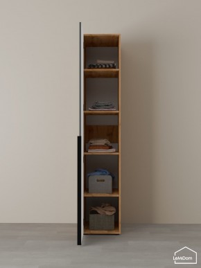 Шкаф Linnea MHR-1-2 2050х400х510 (ДВ-М 11.1.25) в Губахе - gubaha.ok-mebel.com | фото 4