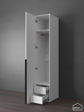 Шкаф Linnea MHR-1-3 2050х400х510 (Белый-М 11.1.2) в Губахе - gubaha.ok-mebel.com | фото 7