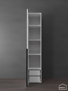 Шкаф Linnea MHR-1-3 2050х400х510 (Белый-М 11.1.2) в Губахе - gubaha.ok-mebel.com | фото 7