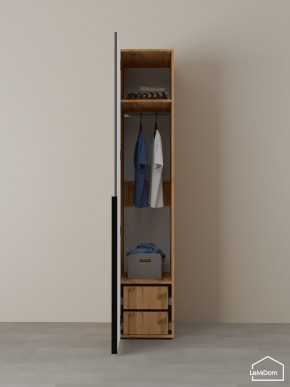 Шкаф Linnea MHR-1-3 2050х400х510 (ДВ-М 11.1.25) в Губахе - gubaha.ok-mebel.com | фото 5