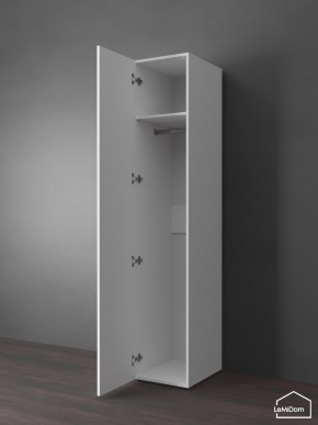 Шкаф Linnea MHR-1PO 2050х400х510 (Белый-М 11.1.2) в Губахе - gubaha.ok-mebel.com | фото 4