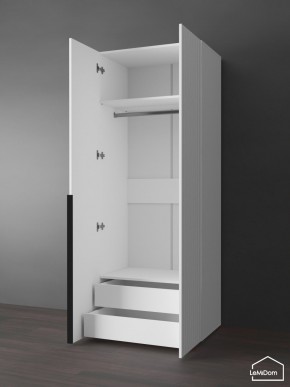 Шкаф Linnea MHR-2-3 2050х800х510 (Белый-М 11.1.2) в Губахе - gubaha.ok-mebel.com | фото 5