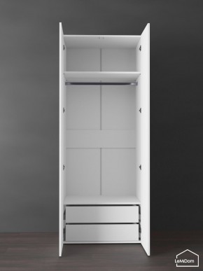 Шкаф Linnea MHR-2PO-3 2050х800х510 (Белый-М 11.1.2) в Губахе - gubaha.ok-mebel.com | фото 4