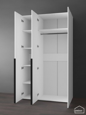 Шкаф Linnea MHR-3-1 2050х1200х510 (Белый-М 11.1.2) в Губахе - gubaha.ok-mebel.com | фото 5