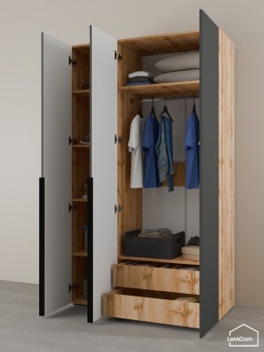 Шкаф Linnea MHR-3-2 2050х1200х510 (ДВ-М 11.1.25) в Губахе - gubaha.ok-mebel.com | фото 6