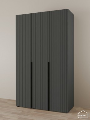 Шкаф Linnea MHR-3-2 2050х1200х510 (Графит-М 11.1.25) в Губахе - gubaha.ok-mebel.com | фото