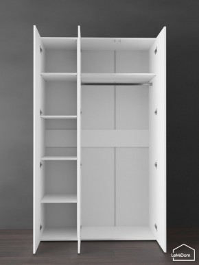 Шкаф Linnea MHR-3PO-1 2050х1200х510 (Белый-М 11.1.2) в Губахе - gubaha.ok-mebel.com | фото 5