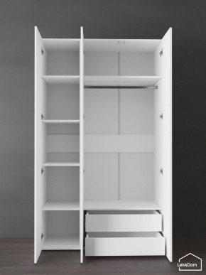 Шкаф Linnea MHR-3PO-2 2050х1200х510 (Белый-М 11.1.2) в Губахе - gubaha.ok-mebel.com | фото 5